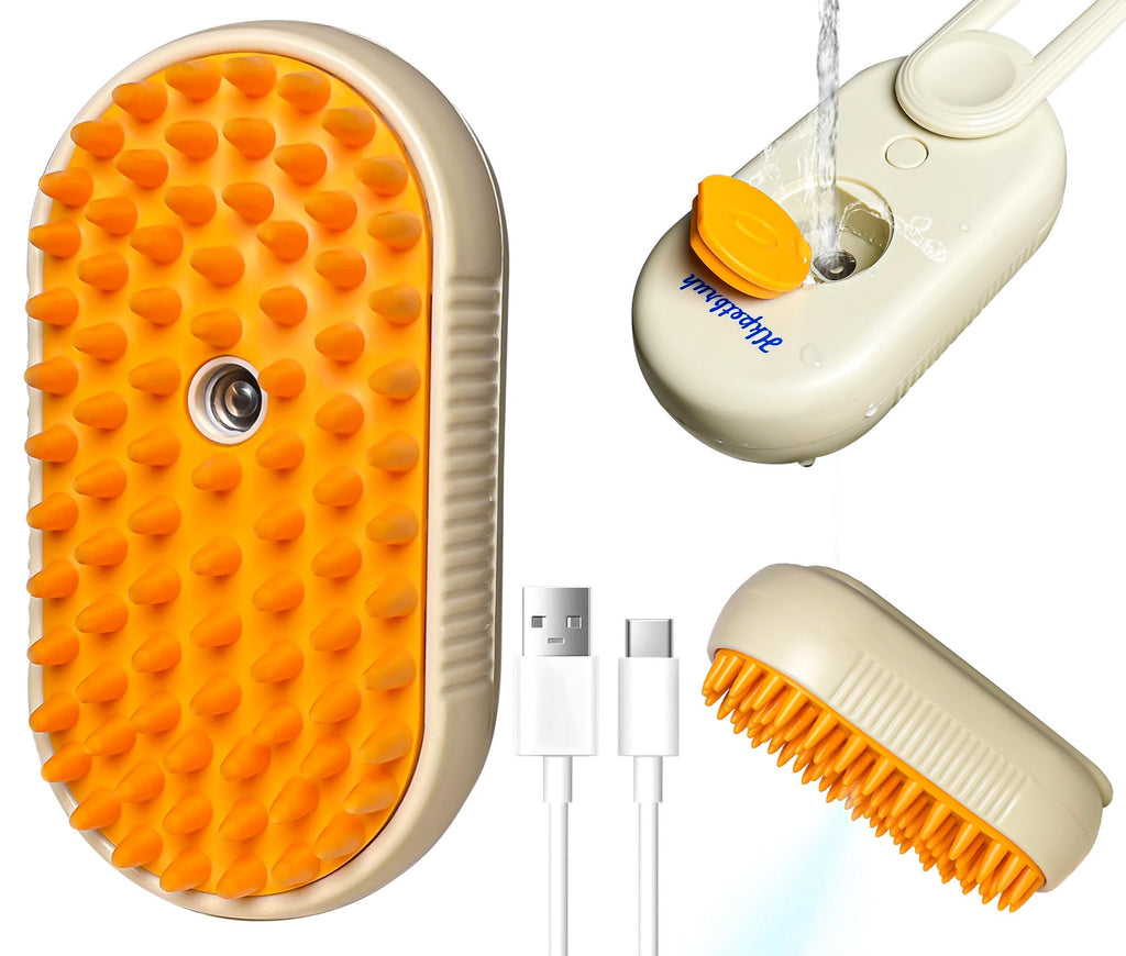 SteamClean Pet Brush - Hair Removal for Cats & Dogs